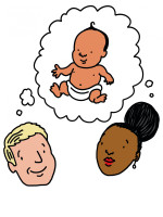 Couple and cloud baby - Prep for pregnancy