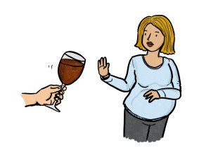 Healthy Lifestyle No to Alcohol col